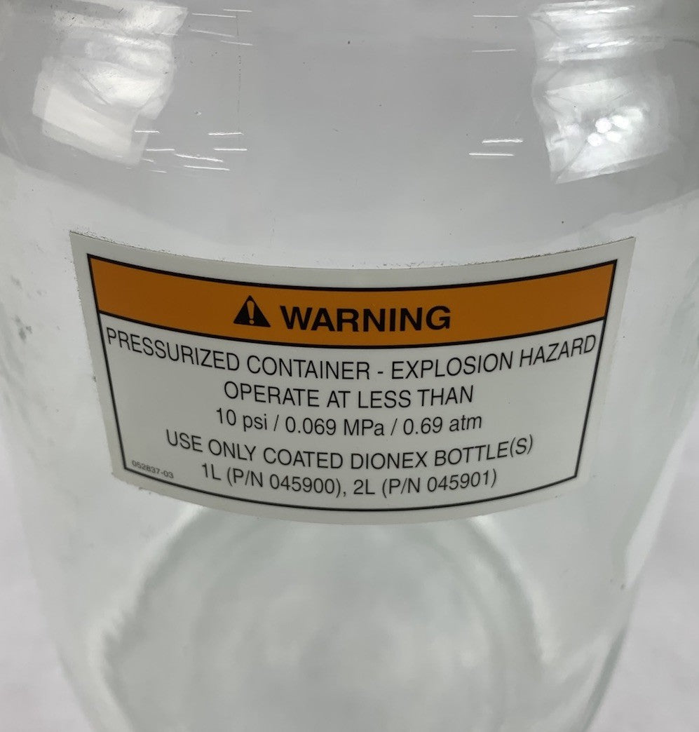 Kimax Kimble 14395-2000 2000 mL Round Wide Mouth Media Storage Bottle - No Lid4