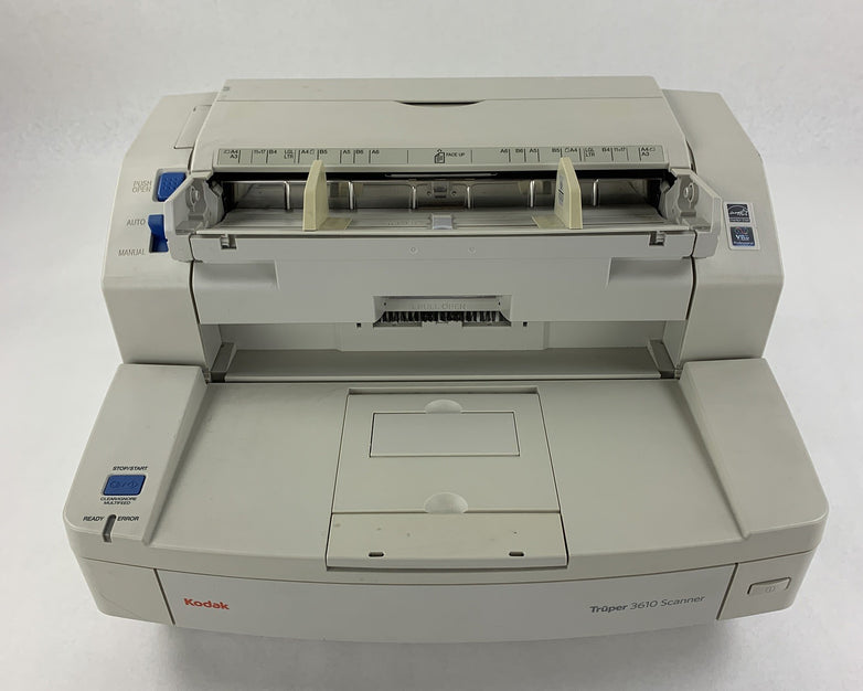 Kodak Truper 3610 Color Duplex Document Scanner 332K Scans Broke Feed Tray