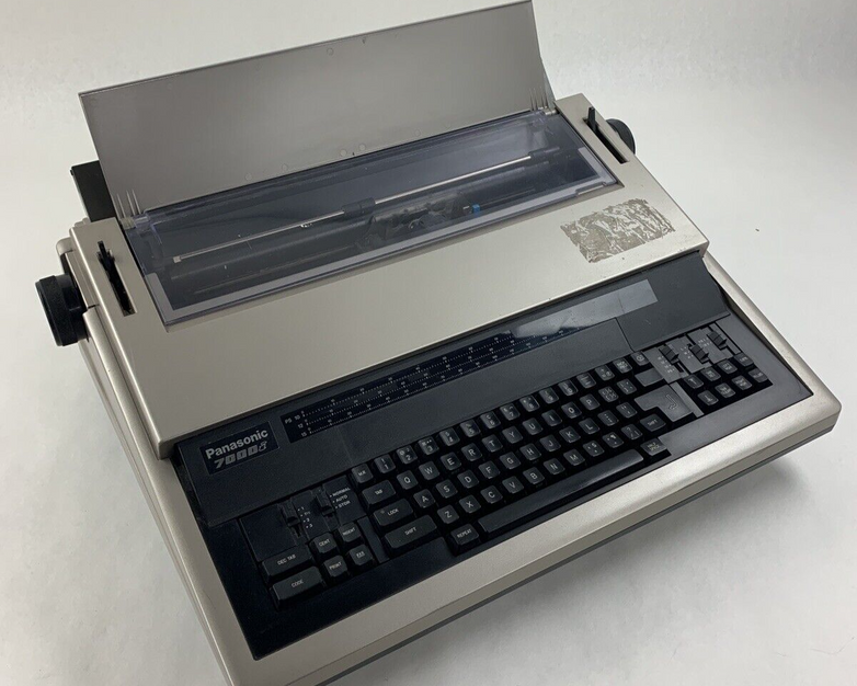 Panasonic KX-E7000 Electric Typewriter Tested No Ribbon Vintage