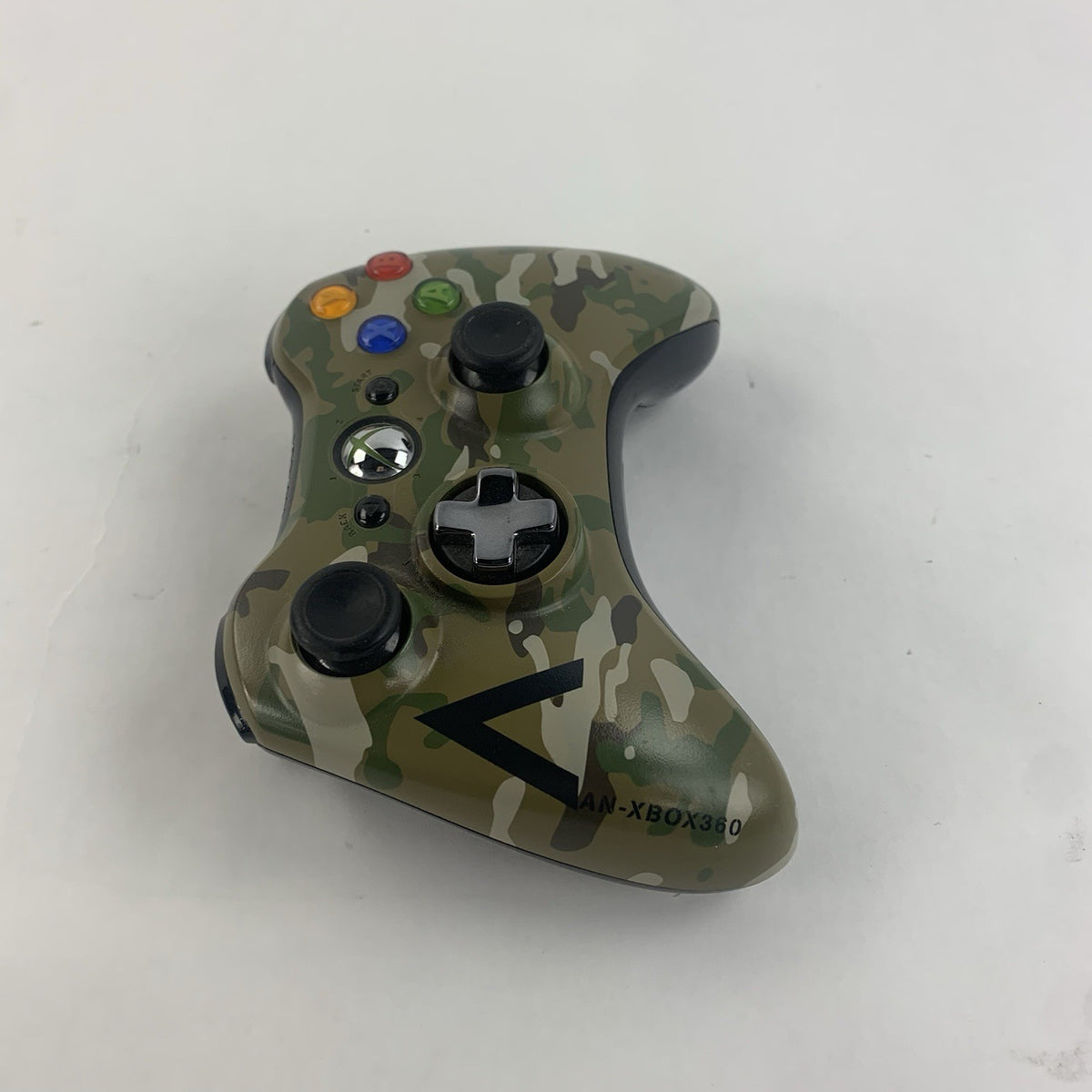 Xbox 360 Green Camouflage Camo Special Edition Halo Controller - Untested3