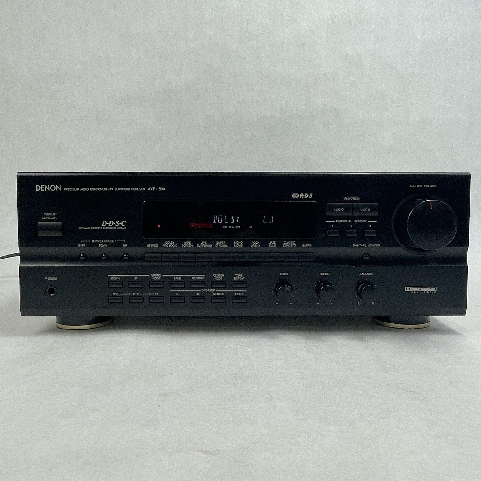 Denon AVR-150 Receiver Precision Audio Component/AV Surround  No Remote