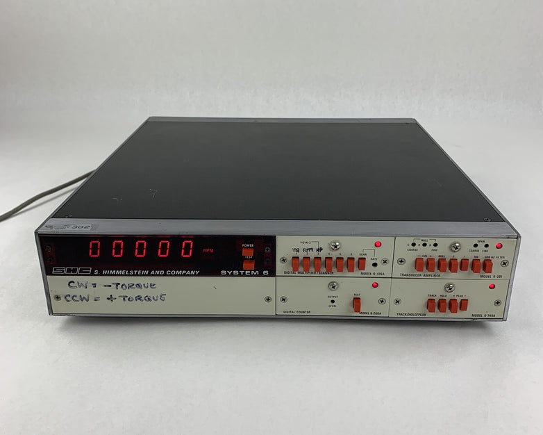 SHC SYSTEM 6 6-138 w/ 6-415A Scanner, 6-201 Amp, 6-260A  6-749A Modular Cards