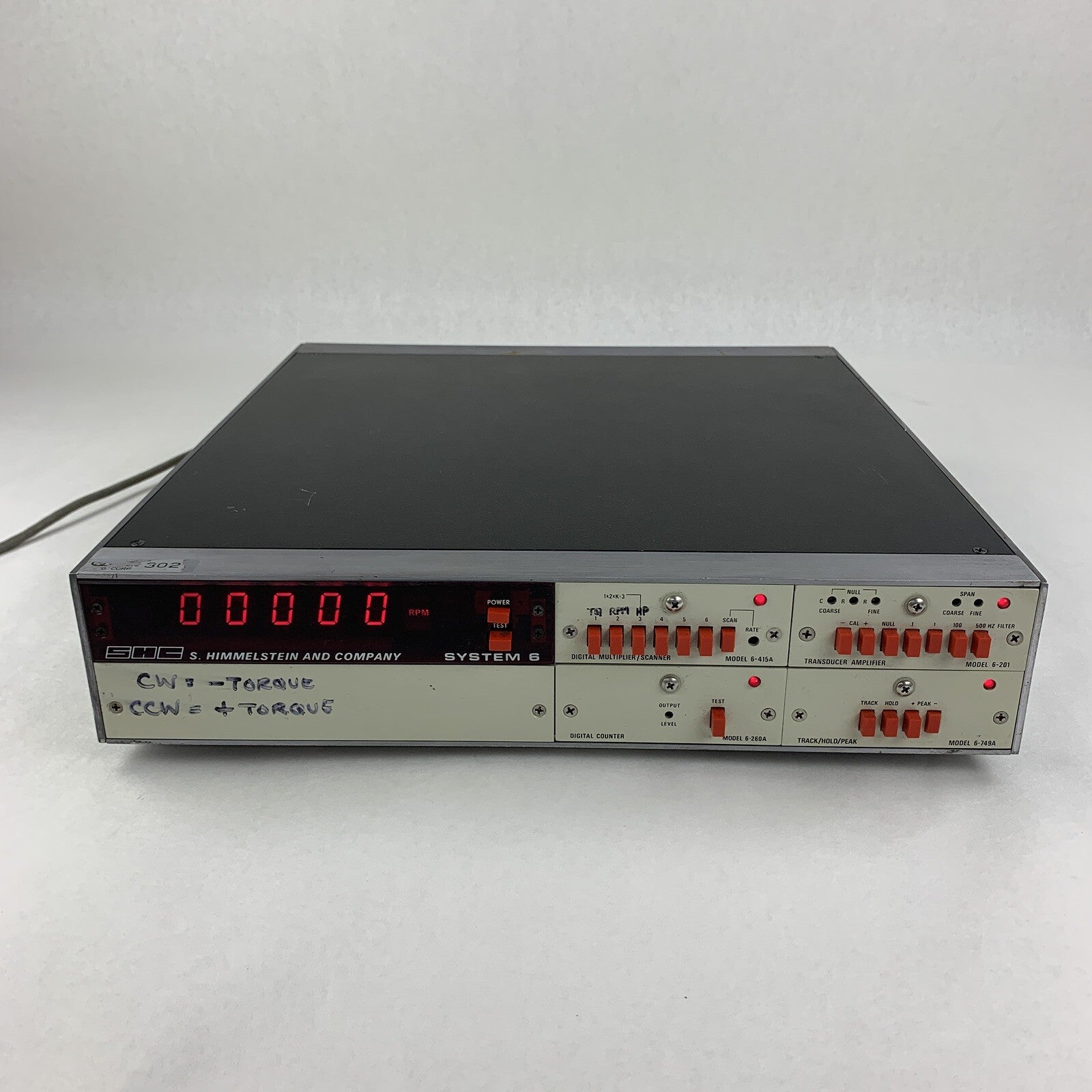 SHC SYSTEM 6 6-138 w/ 6-415A Scanner, 6-201 Amp, 6-260A  6-749A Modular Cards
