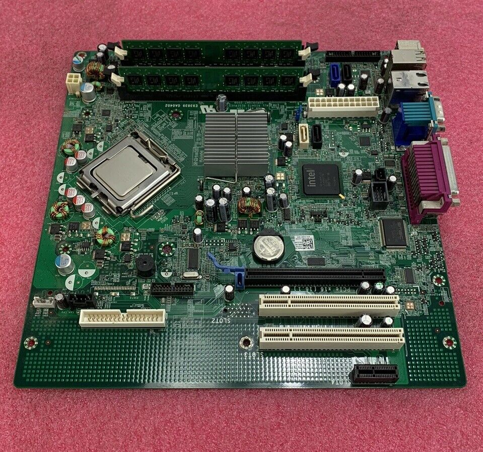 Dell OG214D Motherboard Intel Core 2 Duo E8400 3.00GHz 2GB RAM w/ Shield