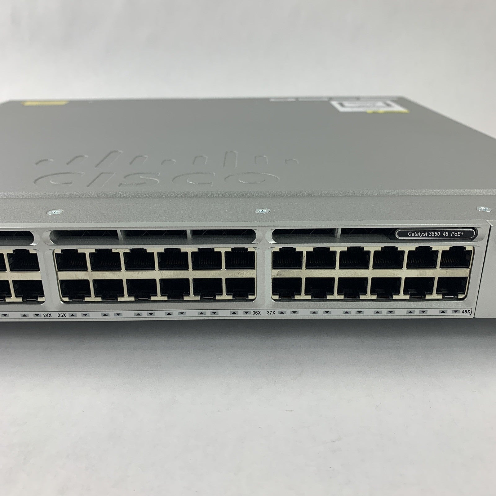 Cisco WS-C3850-48P-S V06 Catalyst 3850 w/ C3850-NM-4-1G Switch Tested Reset