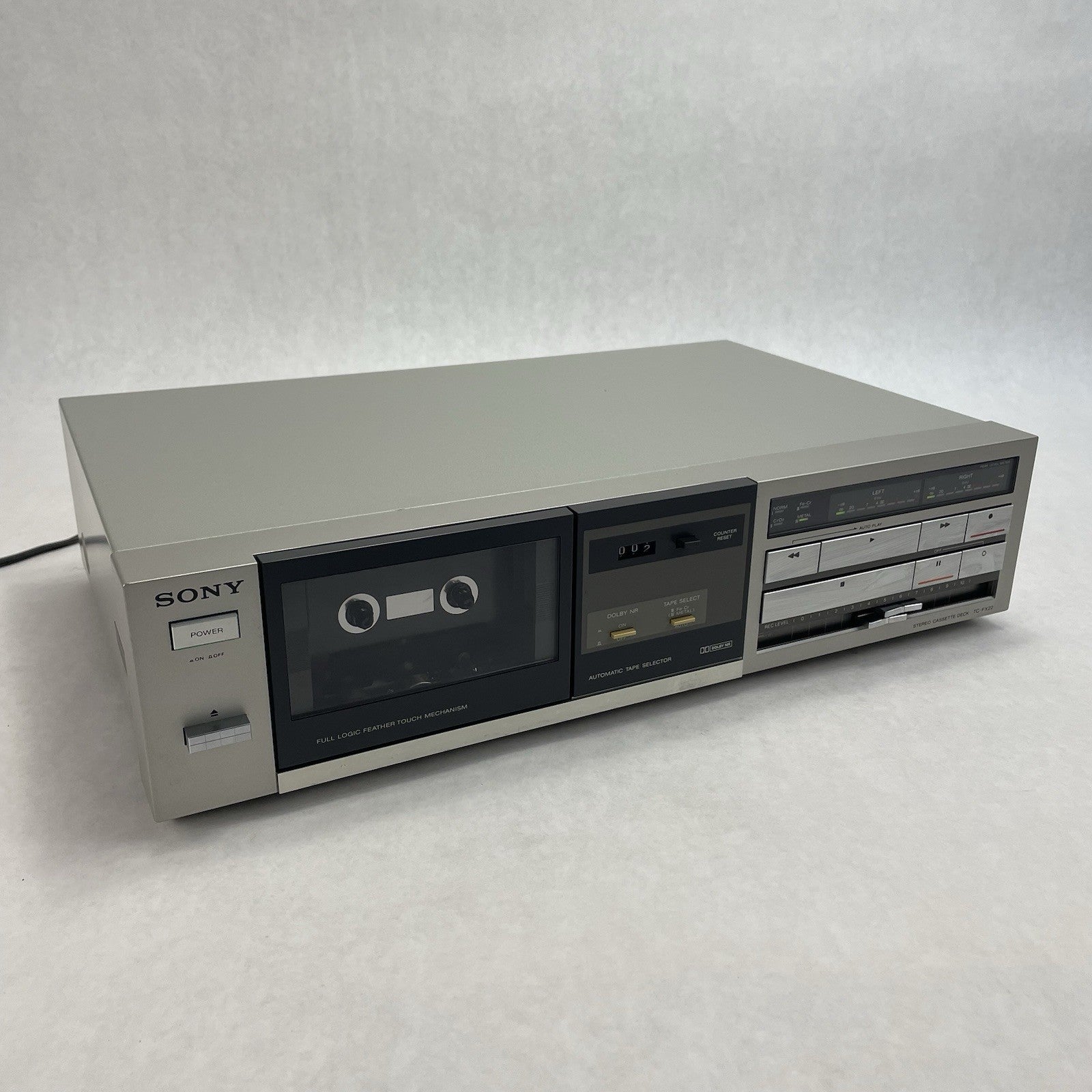 Sony TC-FX22 Tape Recorder Cassette Tape Player Tested For Parts0