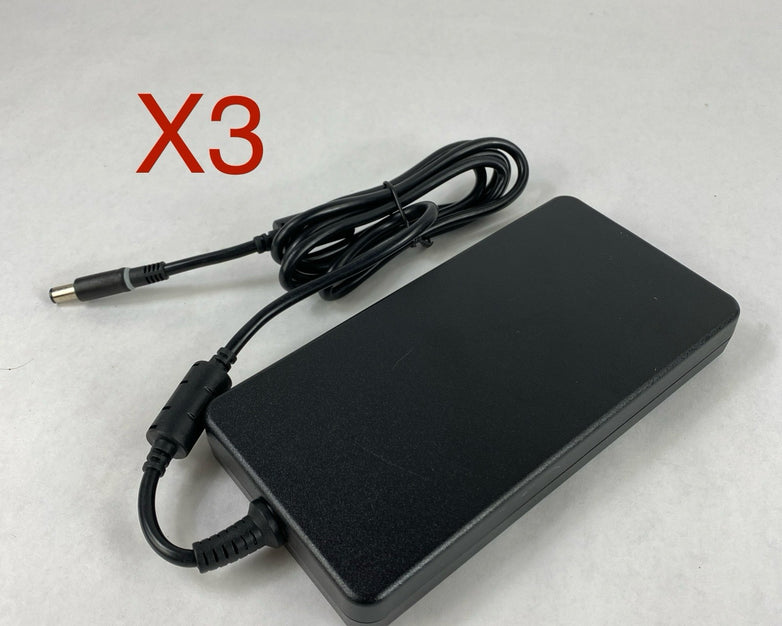 DELL 240W 19.5V  12.3A AC Adapter No Power Cord Lot of 3