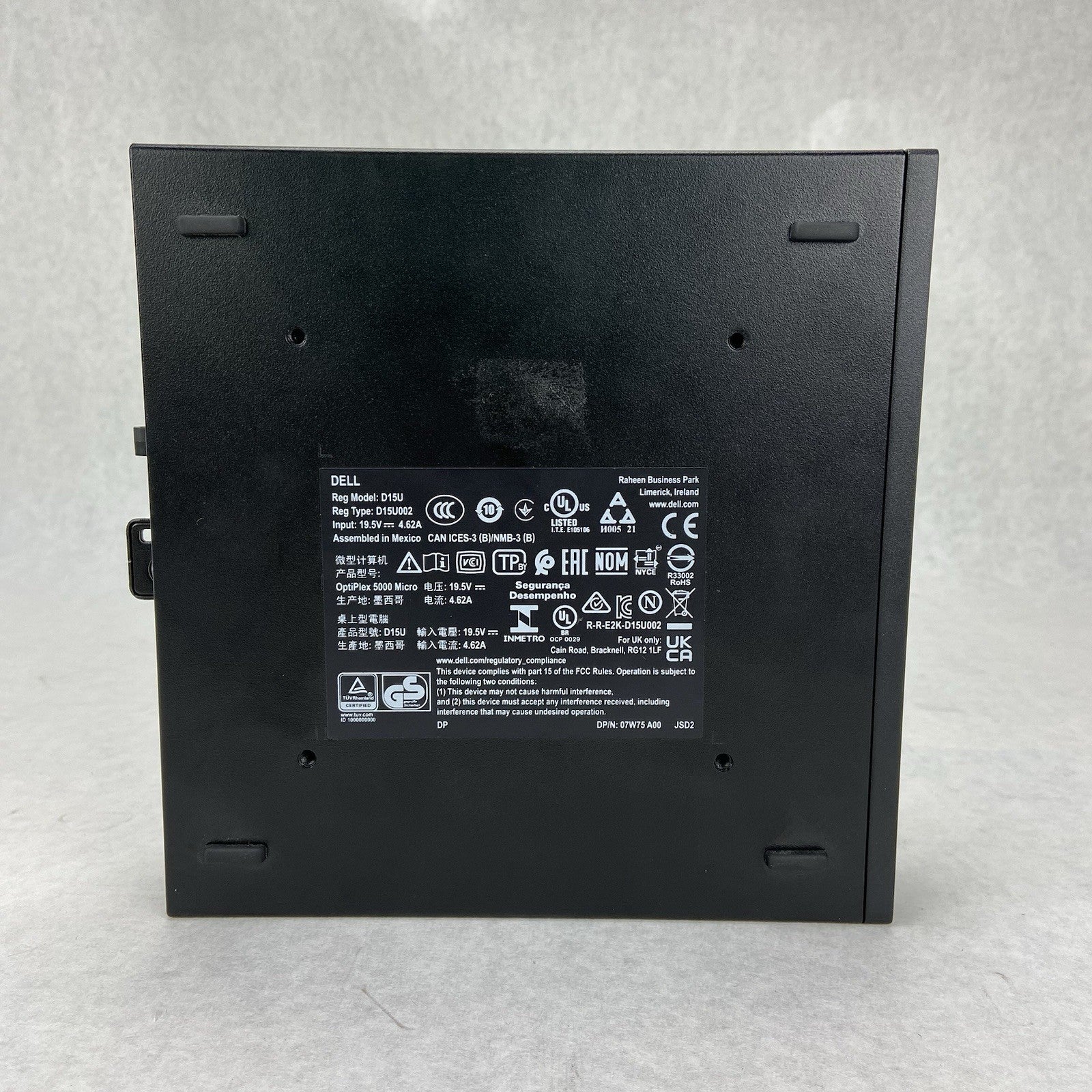 Dell Optiplex 5000 Micro Intel Core i5-12500T 4.4GHz 16GB RAM No HDDOSAC4