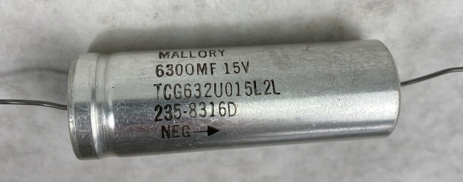 Mallory TCG632U015L2L 6300MF 15V 235-8316D Capacitor (Lot of 9)