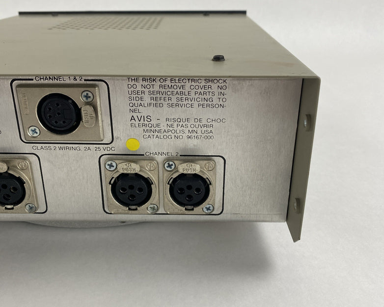 Telex PS-2L Two Channel Power Supply Power Tested