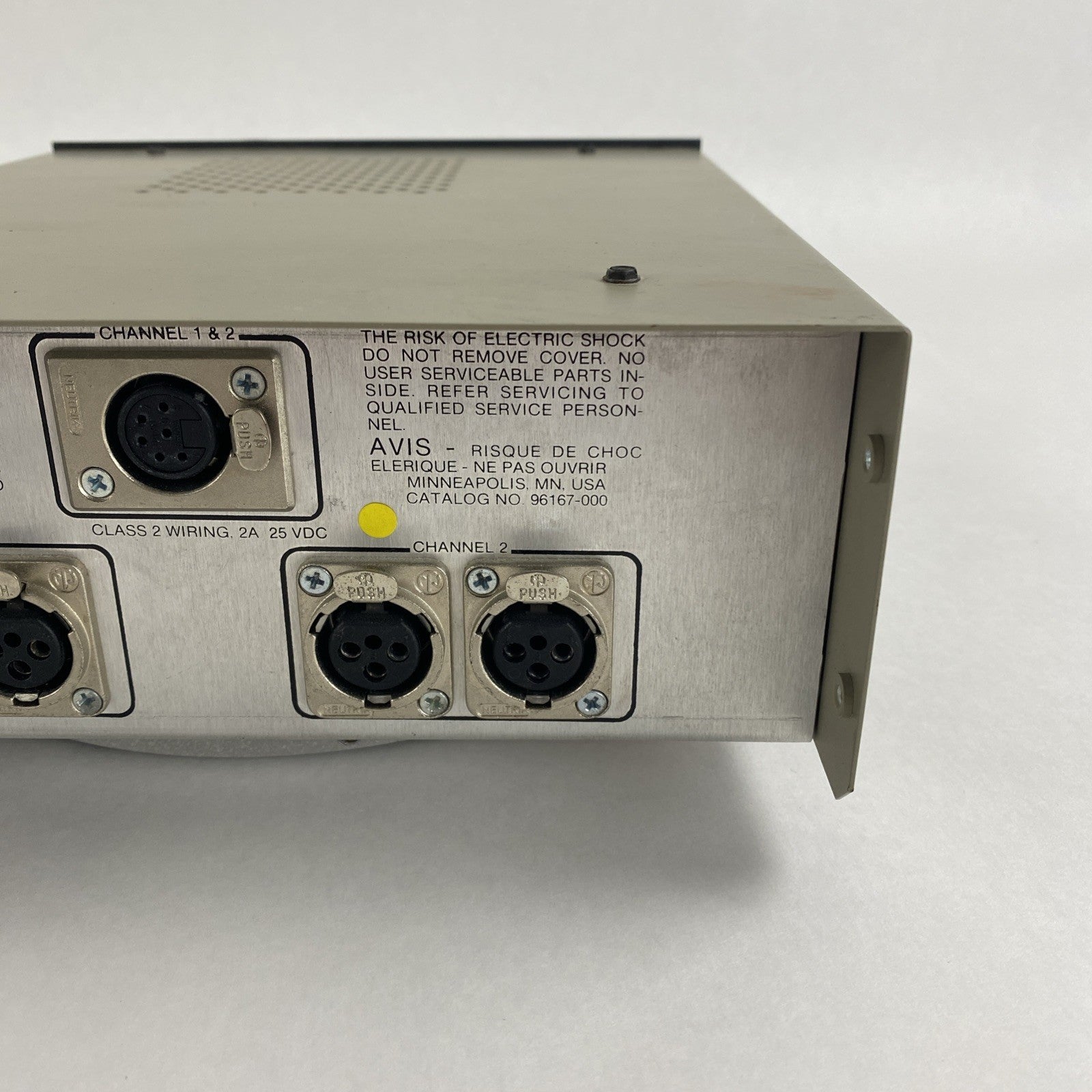 Telex PS-2L Two Channel Power Supply Power Tested8
