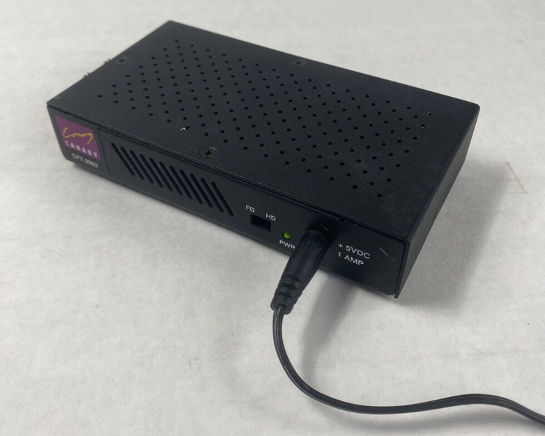 Canary CFT 2062 100Base-FX to 100Base-TX Media Converter Tested