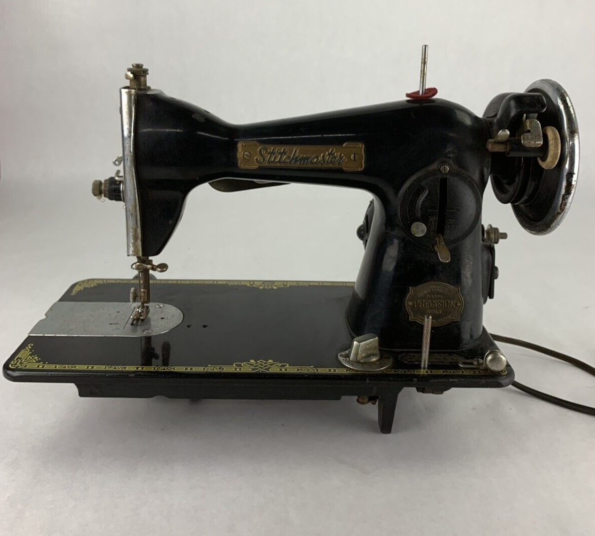 Vintage Stitchmaster Sewing Machine Deluxe Precision H55656 For Parts and Repair