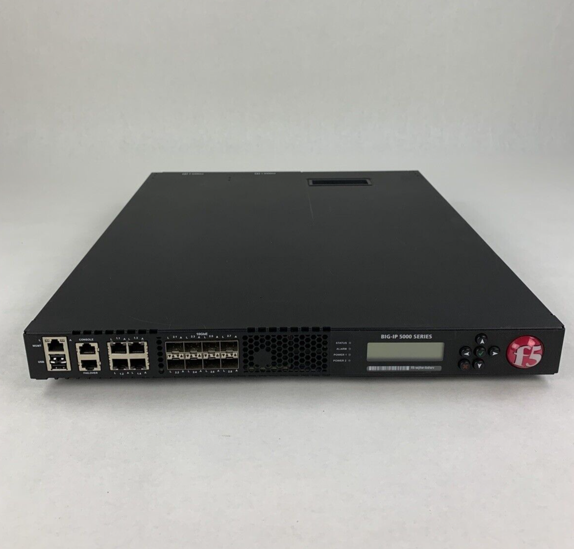 F5 Networks Big-IP 5000 Series Local Traffic Manager No HD No OS