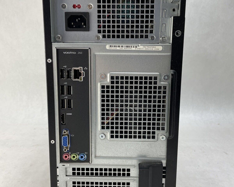 Dell Vostro 260 MT Intel Pentium G630 2.7GHz 6GB RAM No HDD No OS
