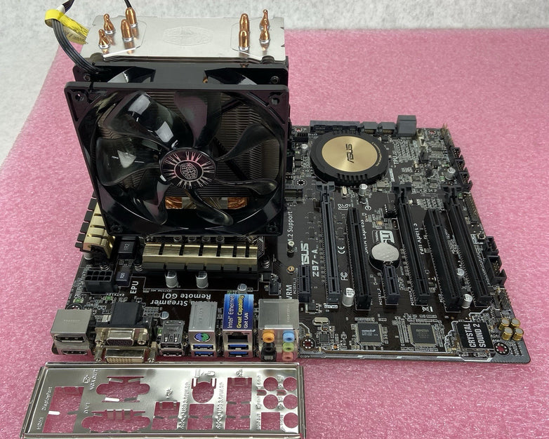 ASUS Z97-A Motherboard Intel Core i5-4690K 3.5GHz 16GB RAM w/IO Shield Hyper 212
