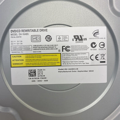 DVD-CD Rewritable Drive Model DH-16ABS128 DP/N 0J7X2N Lot Of 5