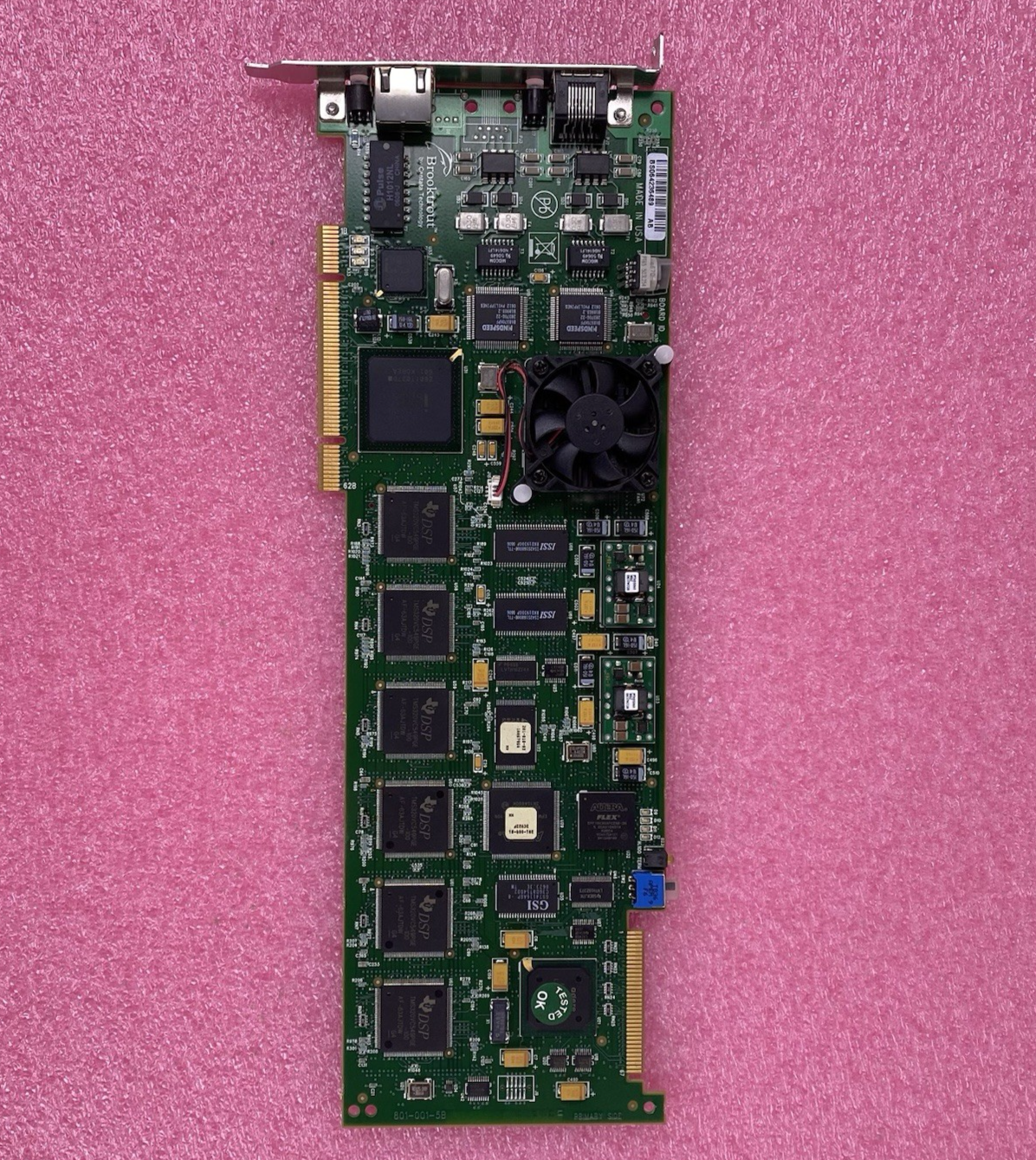 Brooktrout TR1034+P4H C01-1175JP-L01-0405 PCI Ethernet Fax Board
