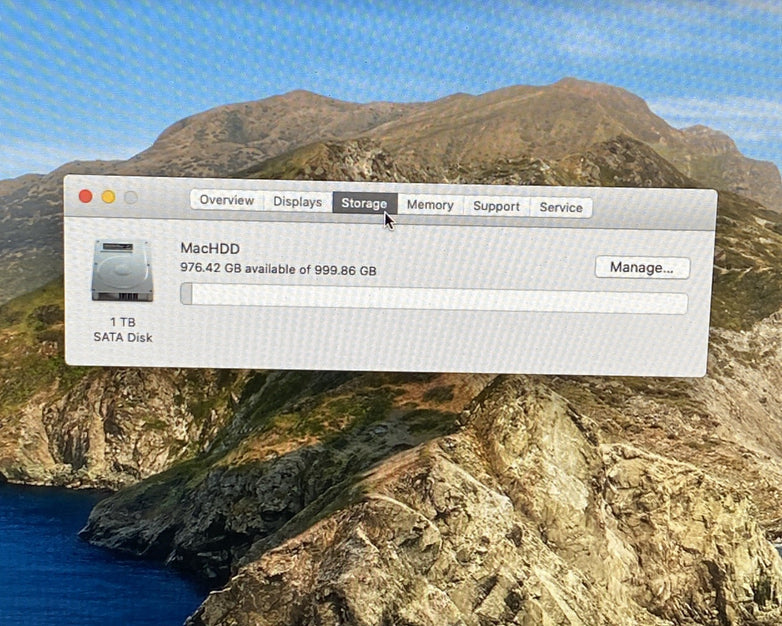 Apple A1418 iMac 21.5" 2013 2.7GHz Core i5 8GB RAM 1TB HDD macOS 10.15.7