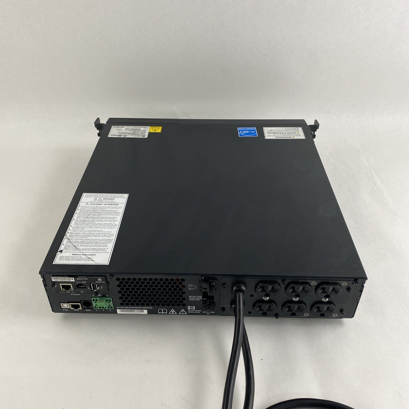 Vertiv GXT5-2000LVRT2UXL Liebert AC Power System 2000VA UPS Tested No Batteries4