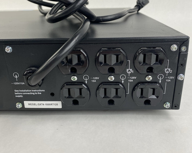 Vertiv Liebert GXT4-1500RT120 Battery Backups UPS Tested - No Batteries READ