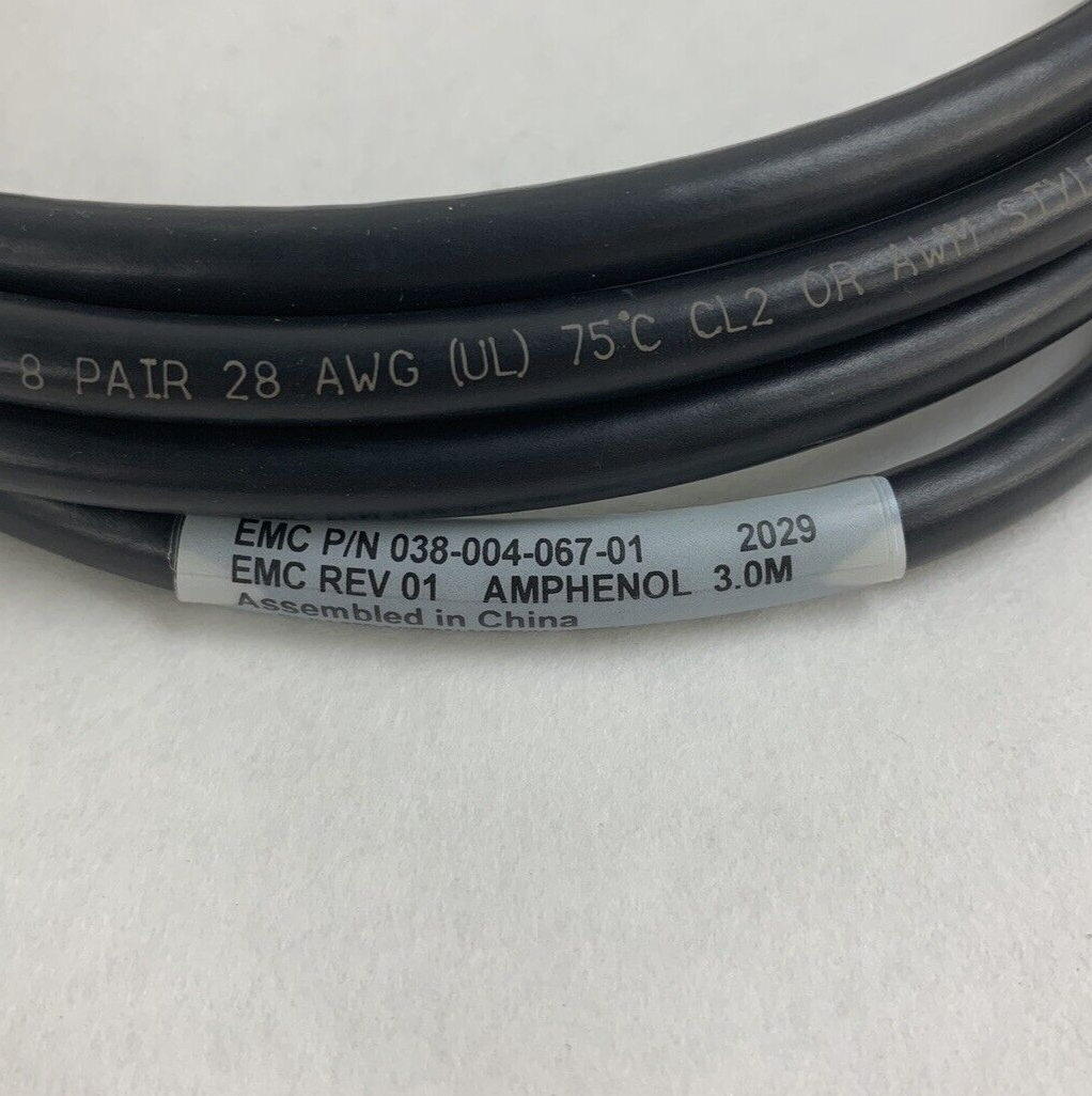 Dell EMC  038-004-067-01 External QSFP to QSFP Kabel 14gbps 3Meter Box Opened