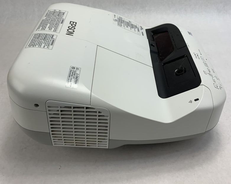 Epson BrightLink 595Wi H599A LCD Projector 14 Lamp Hours - No Remote Loud Fan