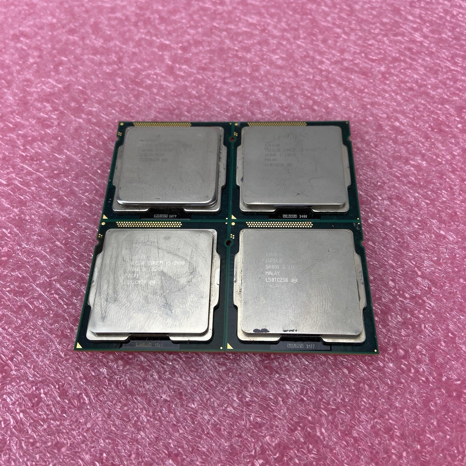 Lot of 4 Intel Core i5-2400 SR00Q 3.1GHz Desktop CPU1