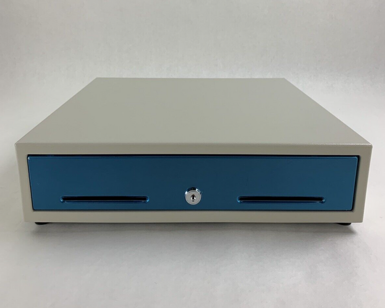 M-S Cash Drawer CF-MEDIA-WHITE  Corporation Electronic Cash Drawer No #010 Key