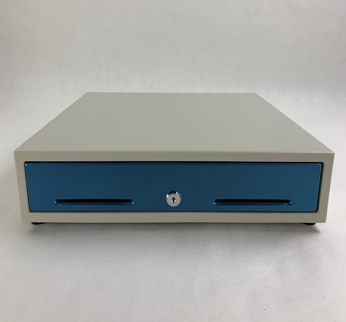M-S Cash Drawer CF-MEDIA-WHITE  Corporation Electronic Cash Drawer No #010 Key