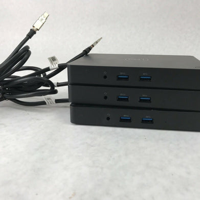 Dell K17A WD15 Docking Station Thunderbolt USB-C - Plug Cover Missing (Lot of 3)