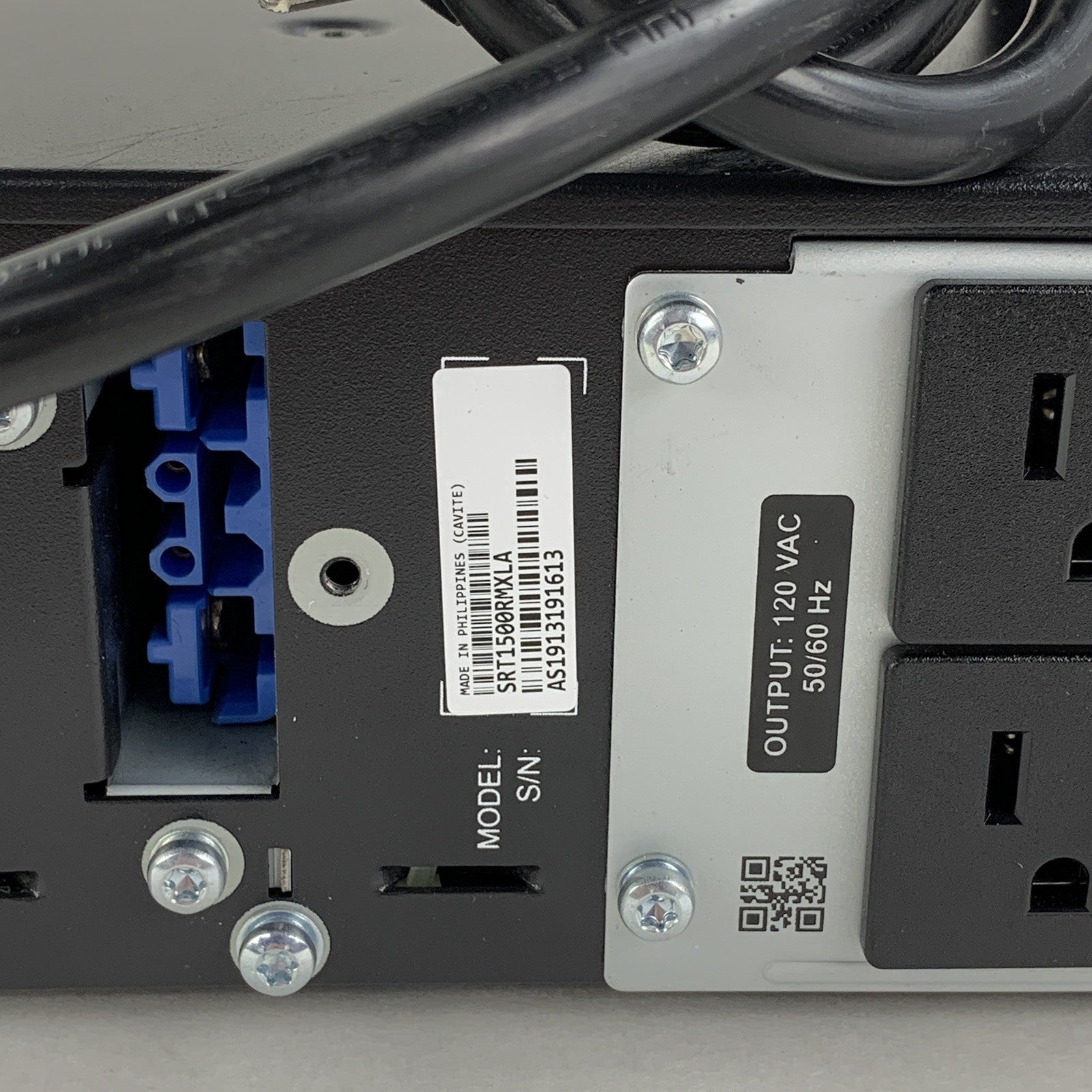 APC SRT1500RMXLA Smart-UPS 1500VA 1350W Power Backup AP9630 Tested No Batteries