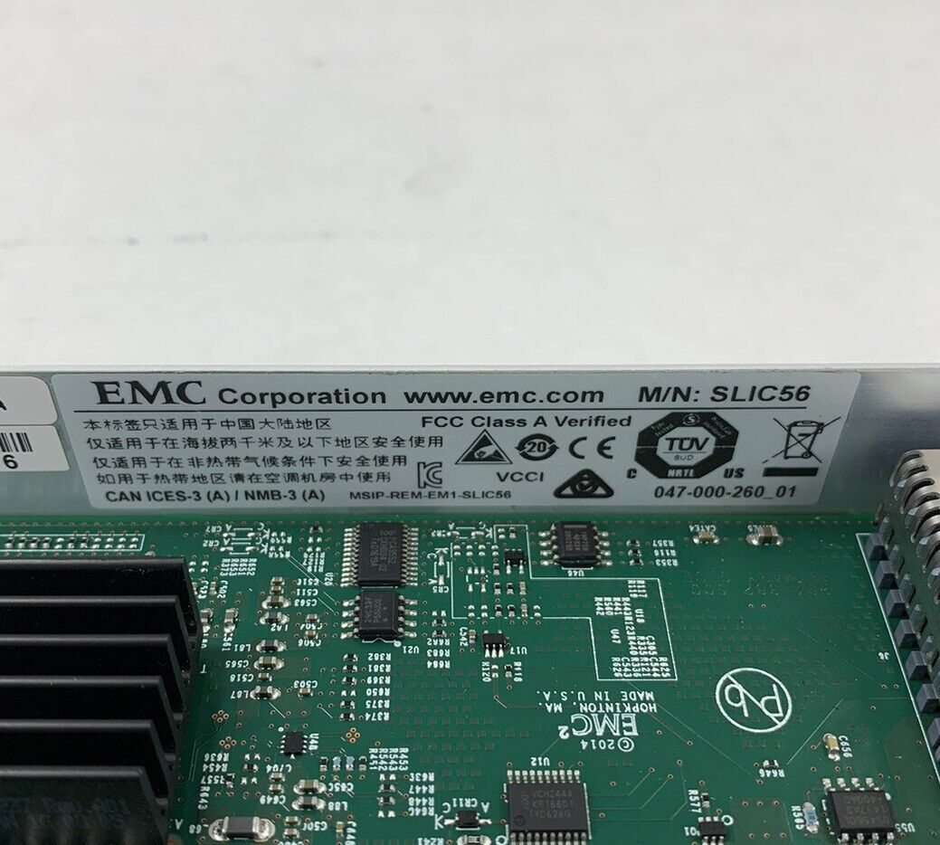 EMC Unity 303-382-000A-07 4-Port TLA PCB 1GbE Ethernet I/O Module