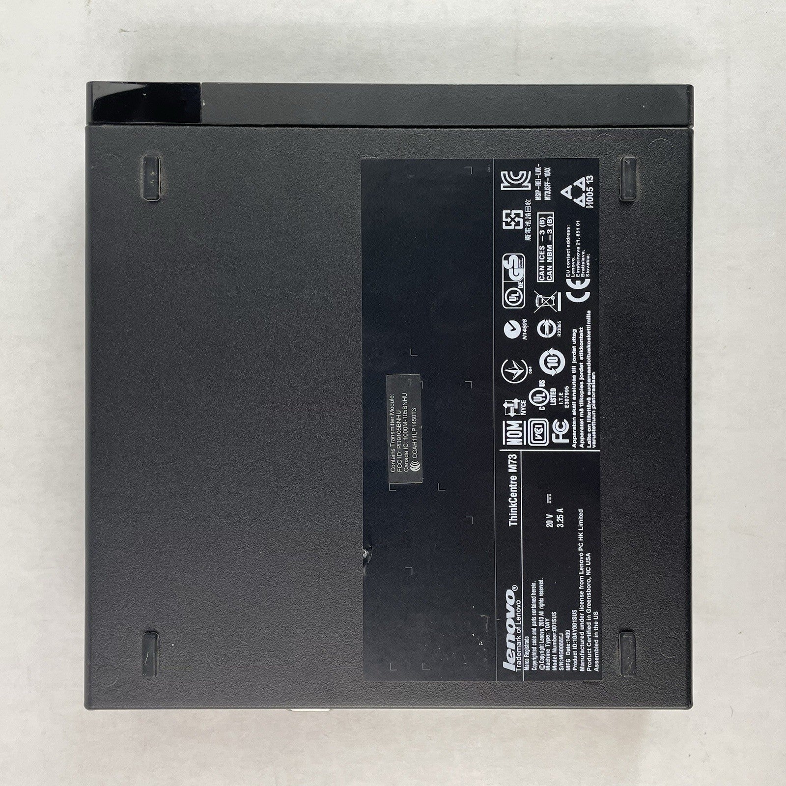 Lenovo ThinkCentre M73 Micro i5-4570S 2.90 GHz 4 GB RAM No SSD/OS/AC - READ12