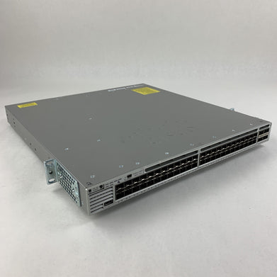 Cisco WS-C3850-48XS-E 48 Port 10G SFP+ Fiber Switch Tested Reset