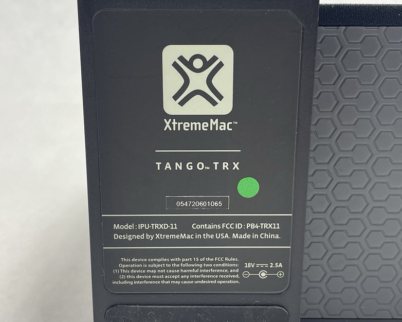 XtremeMac TANGO TRX Bluetooth Speaker Model IPU-TRX-11  Tested No Remote