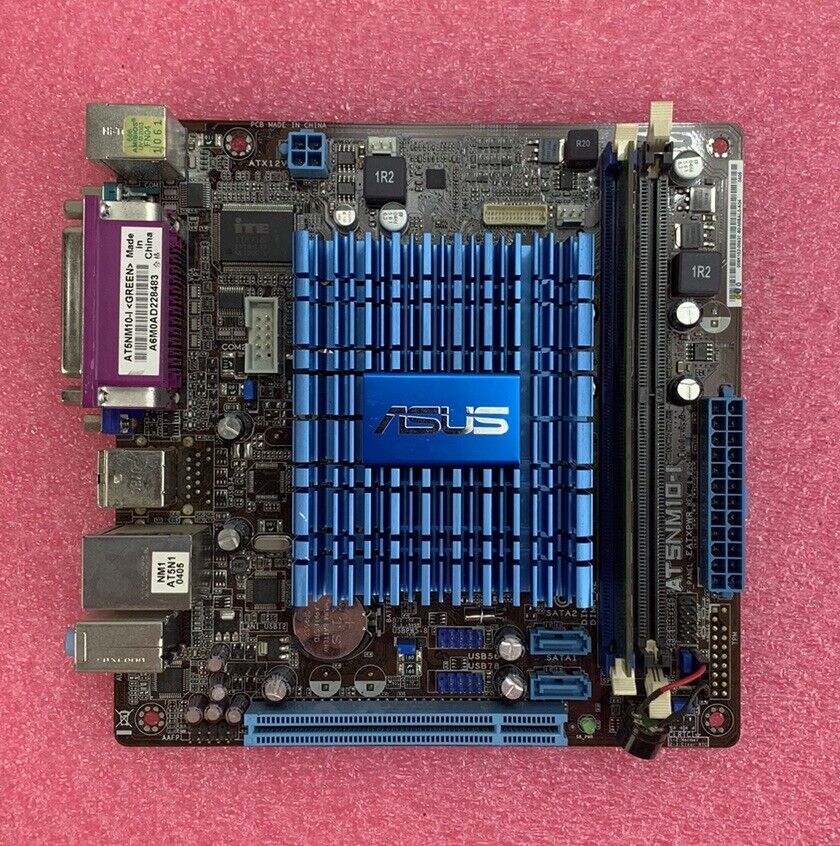 ASUS AT5NM10-I Motherboard Intel Atom D510 1.66GHz 1GB RAM No Shield
