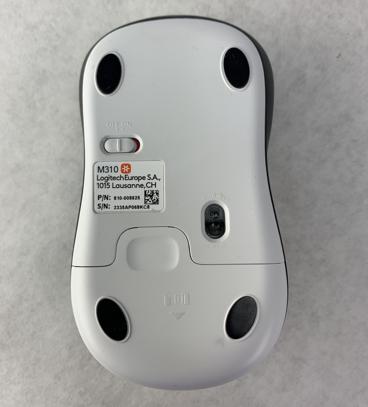 Logitech M310 Wireless Mouse 810-008625 w/ Dongle (Lot of 5)