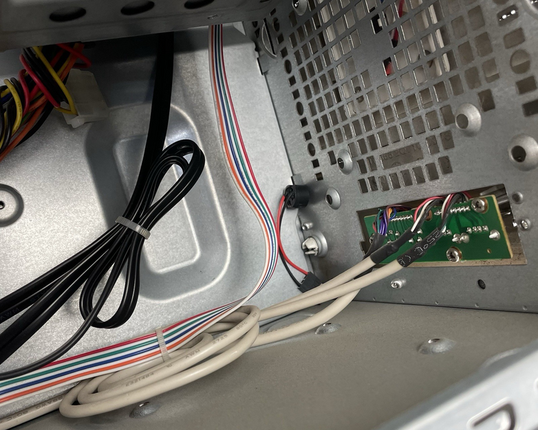 Vintage Retro Black Sleeper Build mATX Case Barebones 300w Power Supply