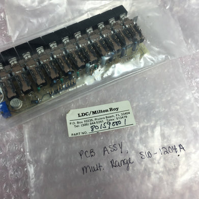 LDC / Milton Roy Part# 801590001 PCB Assy Mult Range SW-1204A