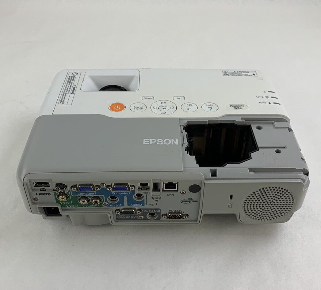 Epson H382F LCD Projector - No Lamp and No Remote (Parts and Repair)