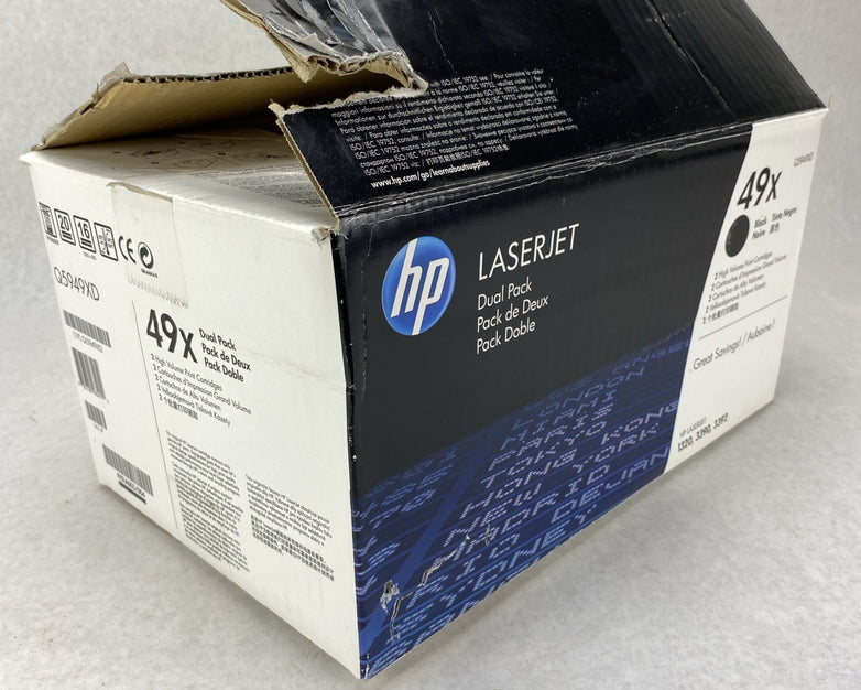 Genuine HP Q5949X 49X Black Toner Cartridge For HP LaserJet 1320 3390 3392