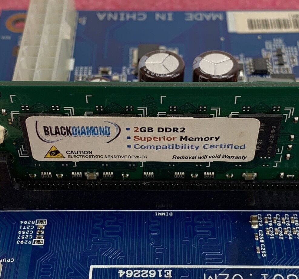 Acer eMachines DA061/078L Motherboard AMD Athlon 2850e 1.80GHz 2GB RAM No Shield