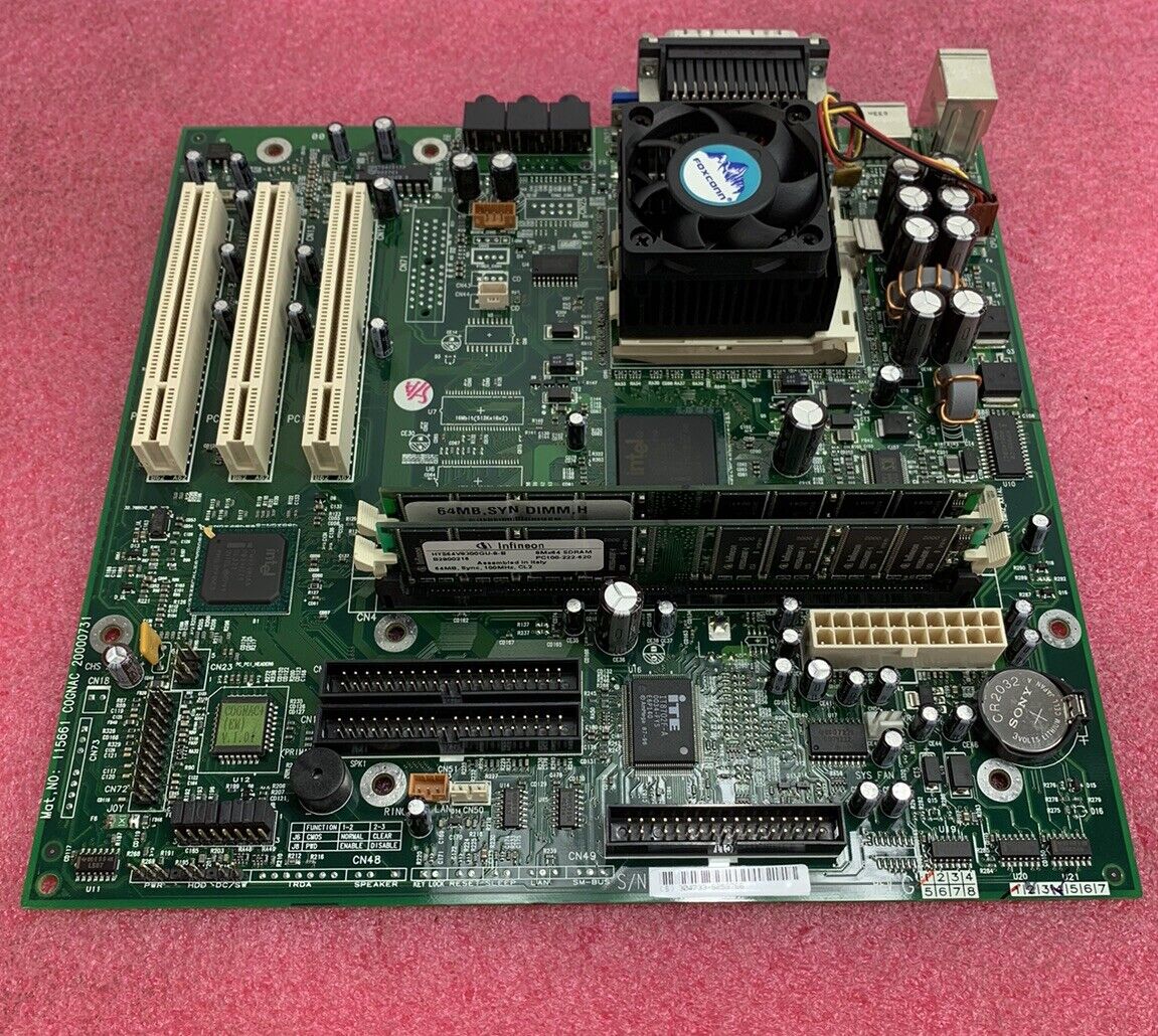 S 304733-S259766 Motherboard Intel Celeron 512MB RAM with I/O Shield