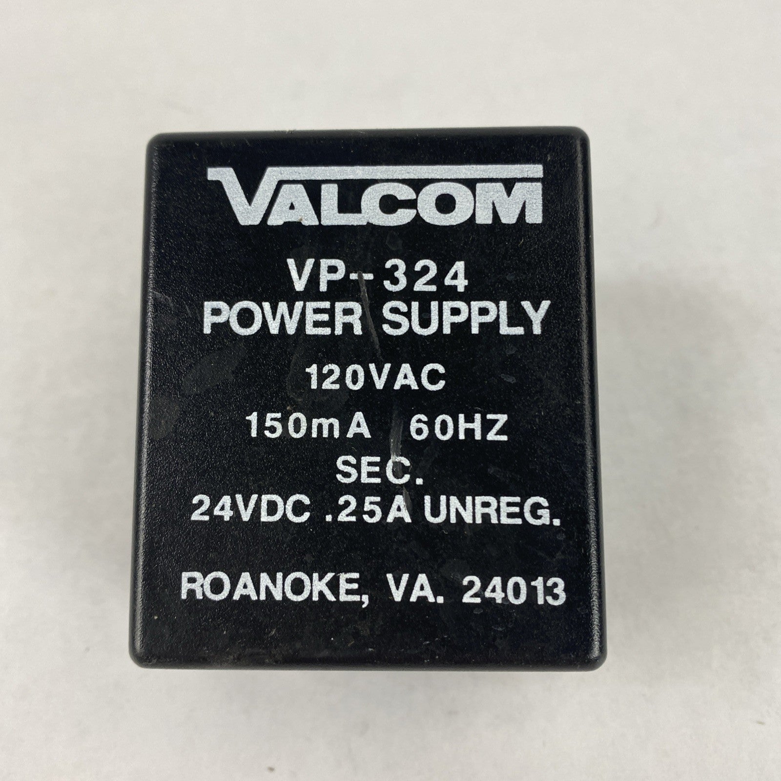 Valcom VP-324 Power Supply 120VAC 24VDC No Cords Untested1