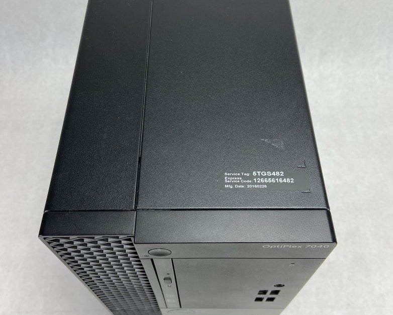 Dell Optiplex 7040 DT Intel Core i7-6700 3.4GHz 8GB RAM No HDD No OS