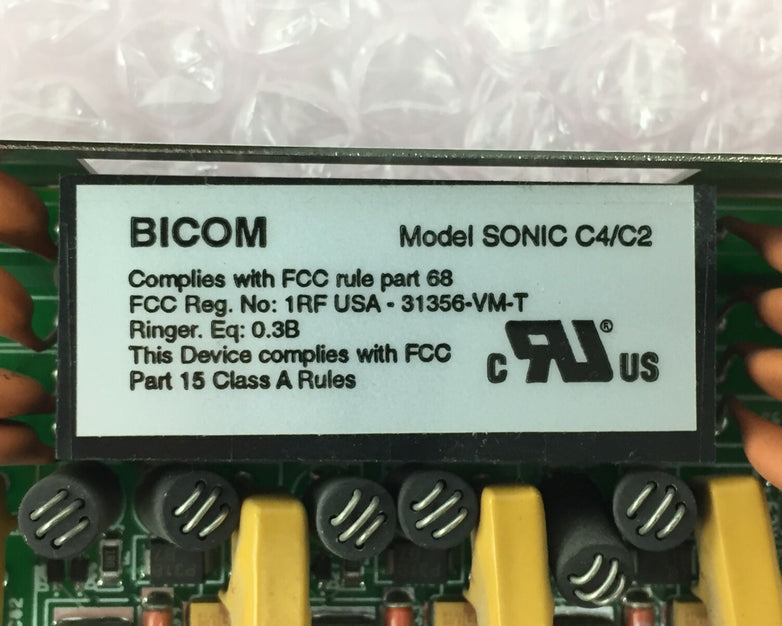 Bicom Sonic C4/C2 8 Bit ISA Card