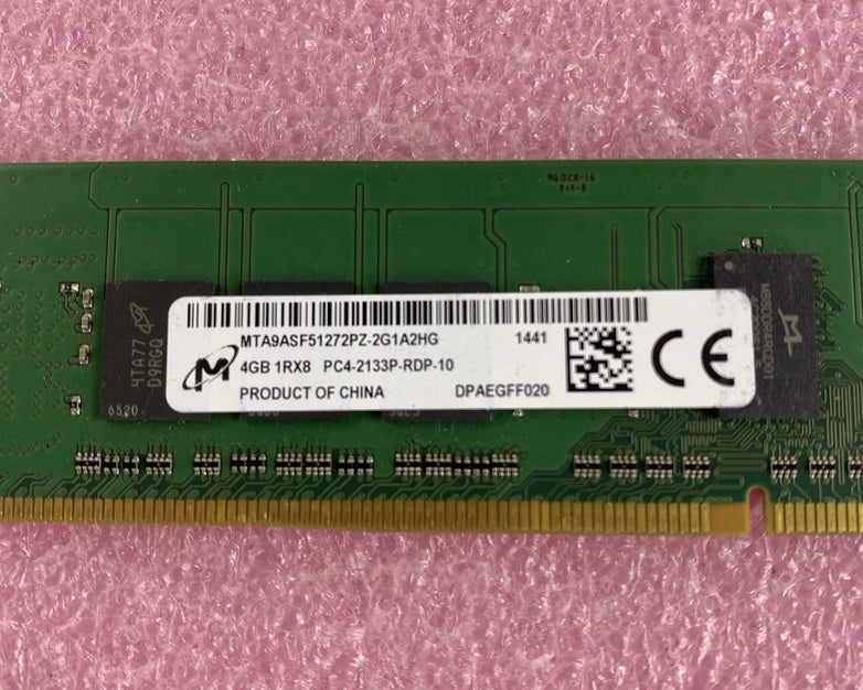 Micron MTA9ASF51272PZ-2G1A2HG 4GB 1RX8 PC4-2133P-RDP-10 Laptop Memory Ram Lot X3