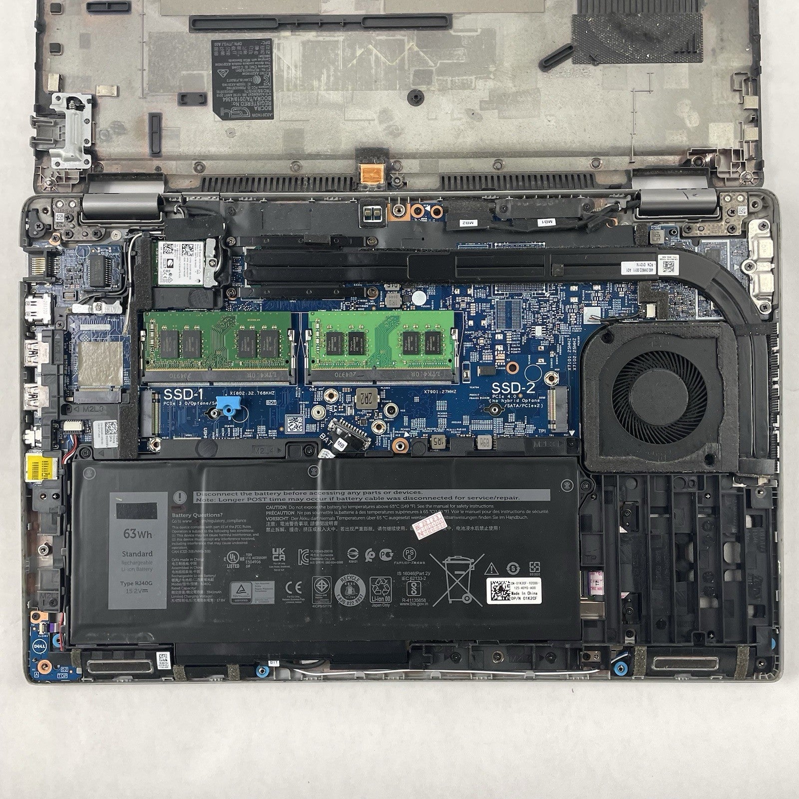 Dell Latitude 5520 15.6" i5-1135G7 2.40 GHz 16 GB RAM No SSD/OS/AC - Worn16