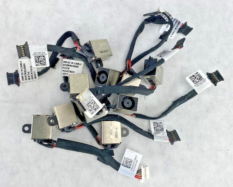 Lot of 10 Dell 09F21D DC Power Input Jack OEM with Cable for Chromebook 11 3120